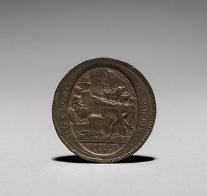 Médaille : Cinq Sols émise par les frères Monneron, Paris, 1792 avers - Jules Dupré
