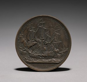 Médaille : John Paul Jones, revers - Jules Dupré