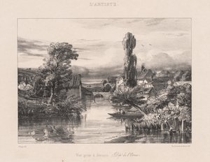 Vue prise à Alençon - Jules Dupré