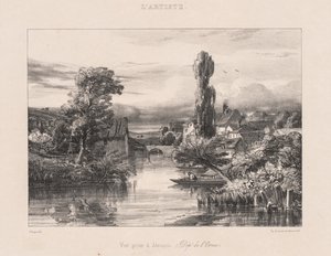 Vue prise à Alençon, 1839 - Jules Dupré