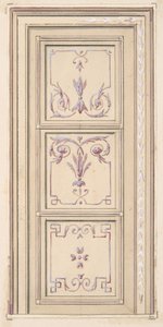 Conception pour un plafond, seconde moitié du XIXe siècle. Créateurs : Jules-Edmond-Charles Lachaise, Eugène-Pierre Gourdet - Jules Edmond Charles Lachaise and Eugène Pierre Gourdet