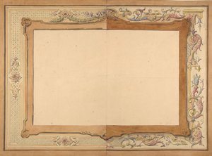 Conception pour un plafond, seconde moitié du 19e siècle. Créateurs : Jules-Edmond-Charles Lachaise, Eugène-Pierre Gourdet