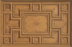 Conception pour un plafond décoré - Jules Edmond Charles Lachaise and Eugène Pierre Gourdet