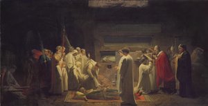 Les Martyrs dans les catacombes, 1855