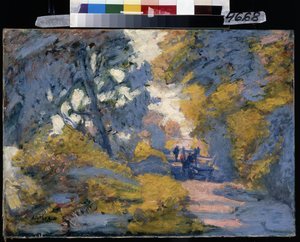 Route ensoleillée - Jules Flandrin
