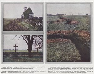 Fosse Martin, Tranchées autour de Nogeon, Le Calvaire de Fosse Martin - Jules Gervais Courtellemont