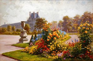 Les Jardins des Tuileries, Paris - Jules Girardet