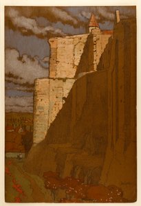 Château de Loches : le mur d