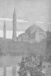 La mosquée de Sainte-Sophie, 1913 - Jules Guerin