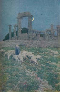 Le Temple de Poséidon et Athéna ou Égine - Jules Guerin