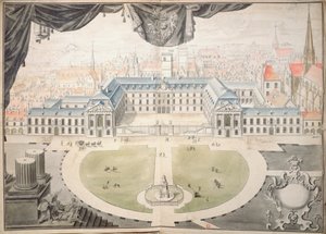 Projet de restauration du Palais des Ducs de Bourgogne à Dijon, 1698 - Jules Hardouin Mansart