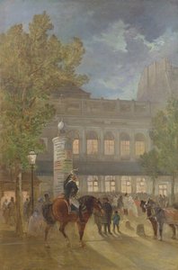 Le Théâtre Gymnase, soirée - Jules Hereau