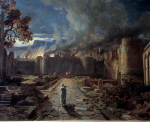 Sodome : La destruction de la ville par le feu (détail)
