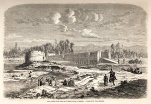 Le pont Allah Verdi Kahn, érigé vers 1608, à Ispahan (Iran), est à la fois un point de passage pour traverser la rivière Zend e Roud, mais aussi un barrage pour réguler le cours de la rivière, avec un Talar, ou kiosque de miroirs, où le souverain persan po