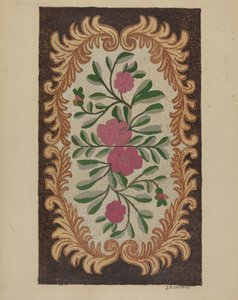 Tapis crocheté, vers 1936 - Jules Lefevere