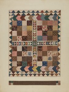 Couverture de berceau patchwork - Jules Lefevere