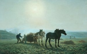 Chevaux dans un champ, 1873