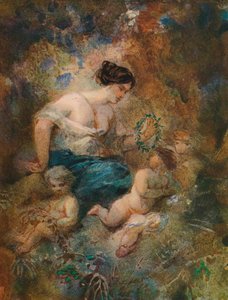 Une Allégorie, c1869-1892 - Jules Lessore