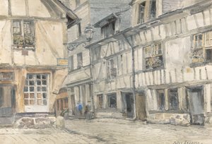 Vue de la rue de Lamitie - Jules Lessore