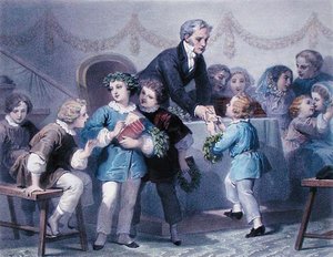 La cérémonie de remise des prix, gravée par Henier, Bettannier et Morlon - Jules Marie (after) Desandre