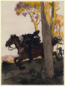 Illustration pour les mémoires de Casanova (lithographie couleur) - Jules Marie Auguste Leroux