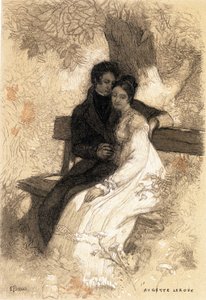 illustration pour Eugénie Grandet par Auguste Leroux (impression)