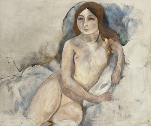 Jeune Fille Blonde Posant, 1912 - Jules Pascin