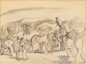 Moissonneurs - Jules Pascin