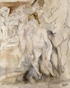 La Coiffure - Jules Pascin