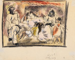 Homme, deux femmes, deux enfants