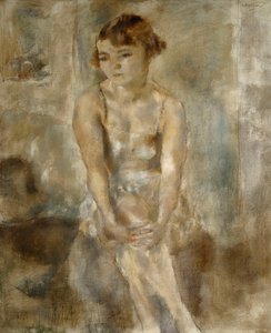 Jeune femme assise en chemise, 1923