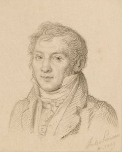 Portrait du violoniste et compositeur Louis-Luc Loiseau de Persuis 1769-1819 - Jules Porreau