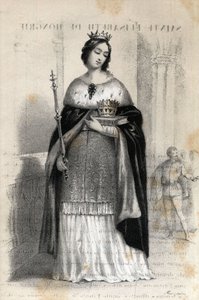 Portrait de Sainte Élisabeth de Hongrie - Jules and Raunheim Hermann David