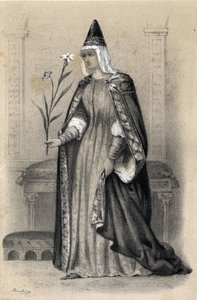 Portrait de la Comtesse Mathilde de Toscane, dite Canossa - Jules and Raunheim Hermann David