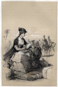 Portrait de Lady Mary Wortley Montagu, écrivaine britannique - Jules and Raunheim Hermann David