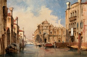 La Scuola di San Marco, Venise, vers 1830 - Jules Romain Joyant
