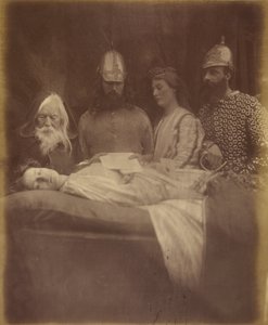 Elaine Et respectueusement ils la portèrent dans la salle - Julia Margaret Cameron