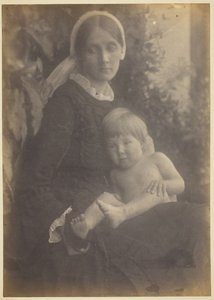 Mme Herbert Duckworth avec Gerald Duckworth, 1872