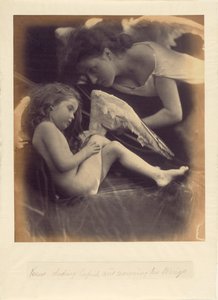 Vénus se moque de Cupidon et lui enlève ses ailes - Julia Margaret Cameron