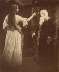 Vivien et Merlin, 1874 - Julia Margaret Cameron