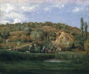 Une ferme française - Julian Alden Weir