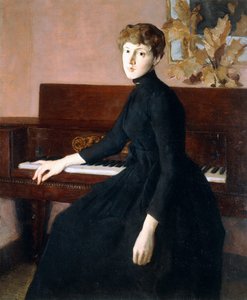 Au piano - Julian Alden Weir