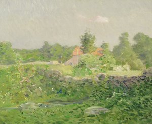 Paysage et Ferme, c.1895 - Julian Alden Weir