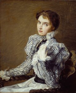 Le corsage gris, 1898 - Julian Alden Weir