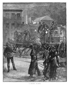Une alarme nocturne, 1886