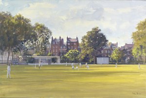 Cricket à Burton Court - Julian Barrow