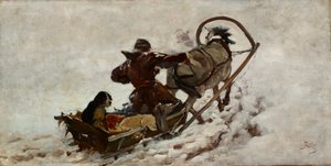 Chiens à la chasse - Julian Falat