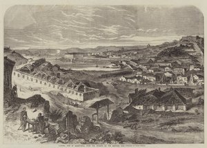 Vue générale de Sébastopol, depuis les hauteurs du côté ouest