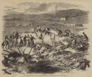 Le champ de bataille de la Tchernaïa, enterrant les morts - Julian Portch