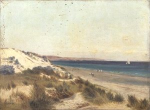 Plage de Glenelg, Australie du Sud